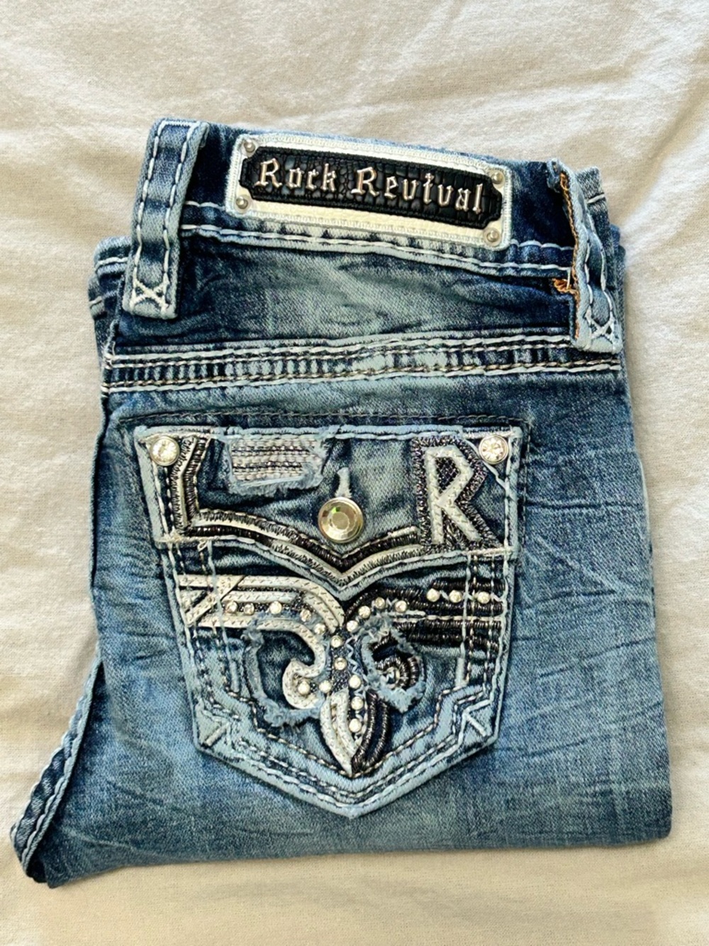 Rock Revival Bootcut size 24x30.5
Perfect condition!
